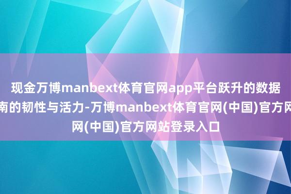 现金万博manbext体育官网app平台跃升的数据展现省会济南的韧性与活力-万博manbext体育官网(中国)官方网站登录入口